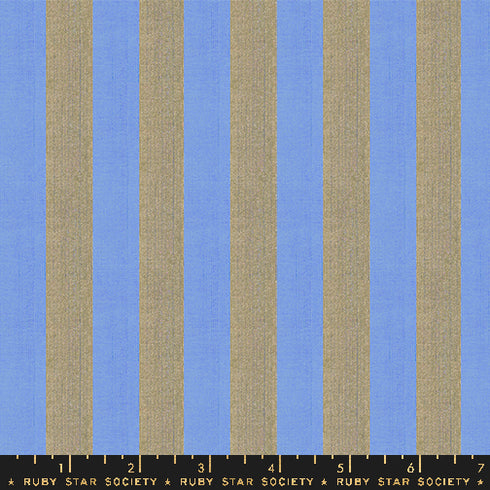 Warp & Weft Ooh Lucky Lucky Clothesline Stripe in Golden RS4124 12 - Ruby Star Society Sold by the Half Yard